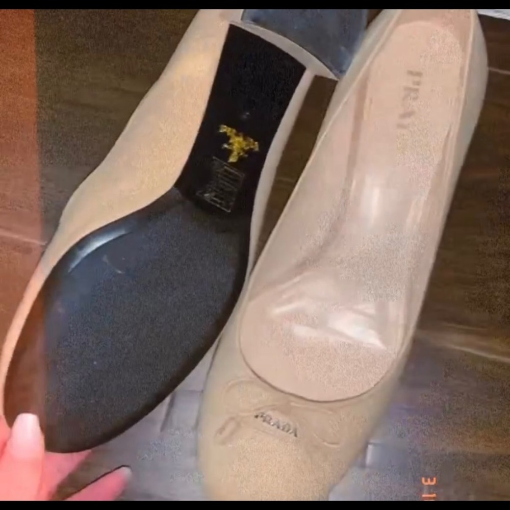Prada Cap Toe Pumps Size 9